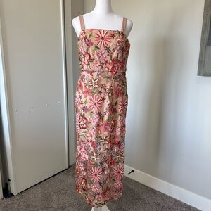 Sam Edelman Pink Floral Maxi Dress
